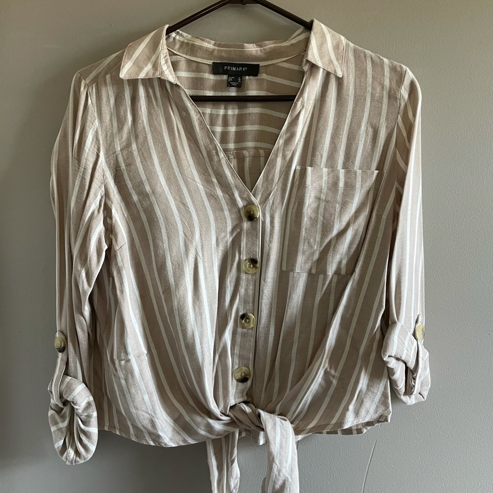 Primark: Cropped button down